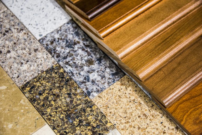 Hardwood,Floor,Color,Samples,And,Natural,Stone,Flooring,Tiles,Made